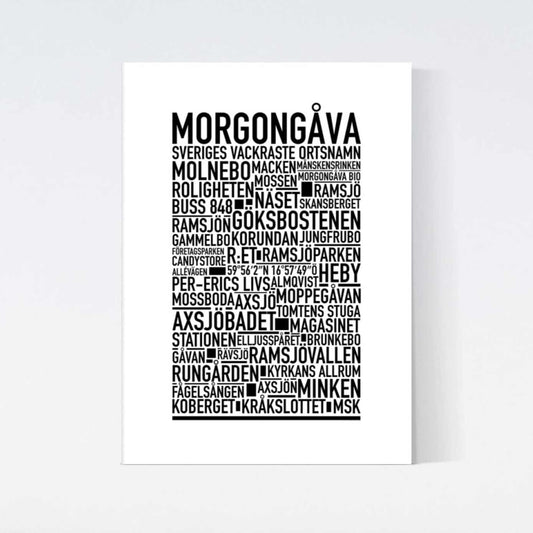 Morgongåva Text Poster