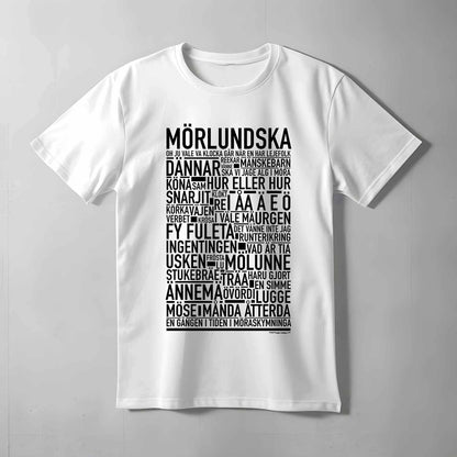 Mörlundska Dialekt Text T-shirt