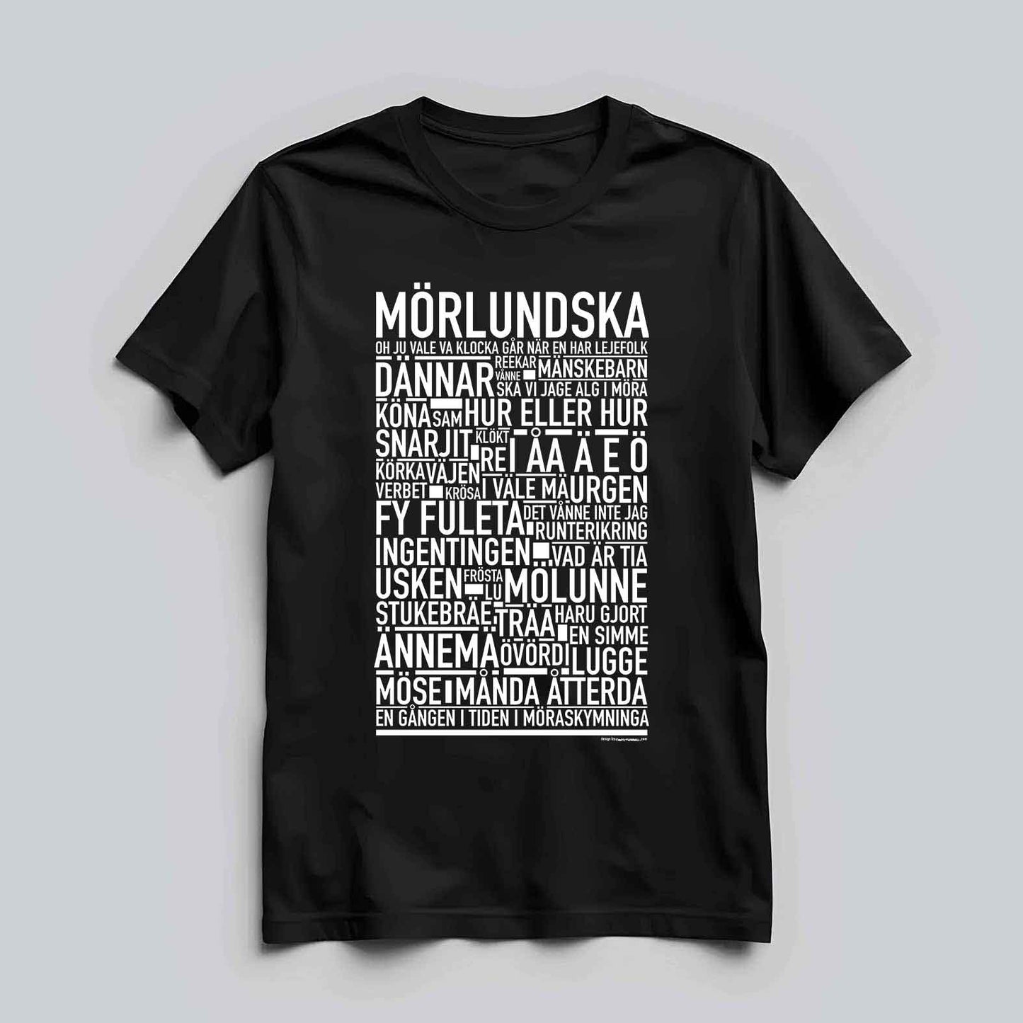 Mörlundska Dialekt Text T-shirt