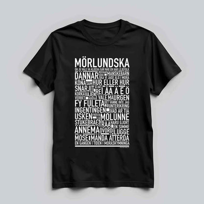 Mörlundska Dialekt Text T-shirt