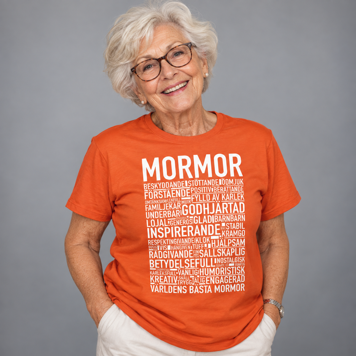 Mormor 2024 Text T-shirt