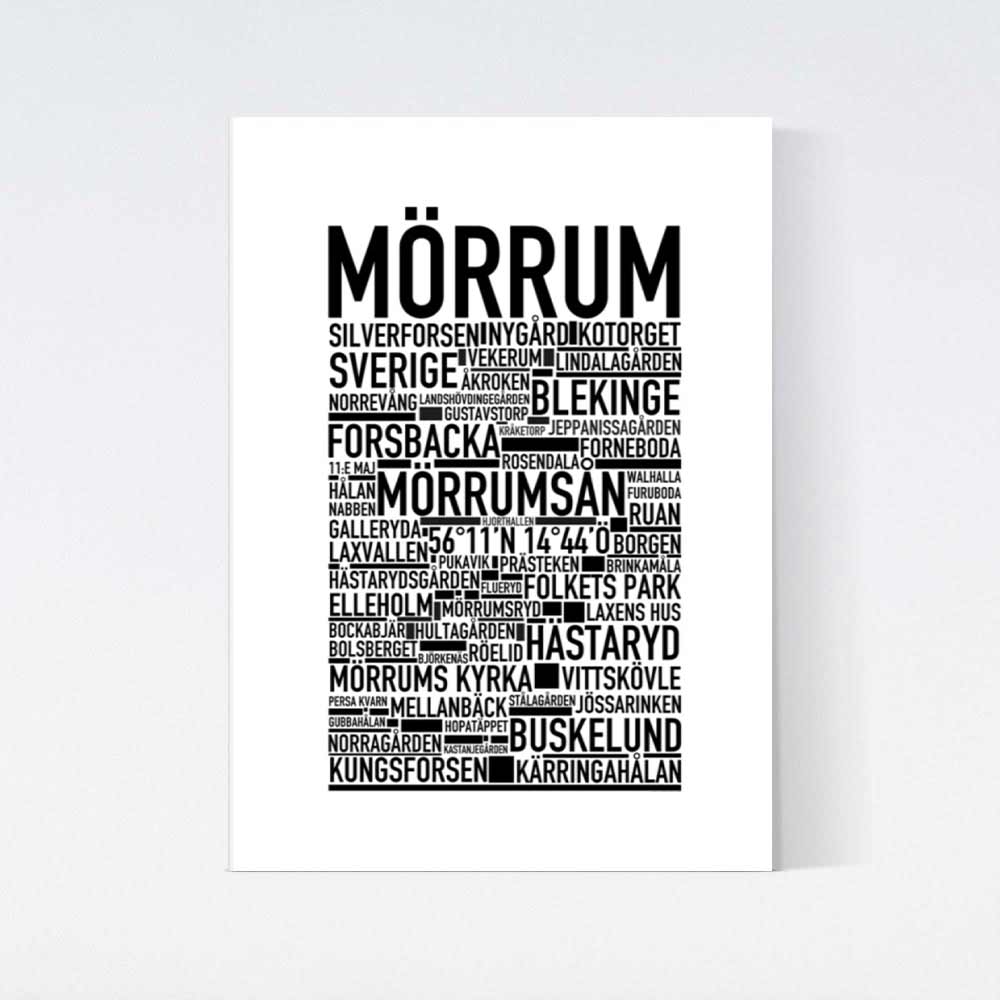 Mörrum Text Poster
