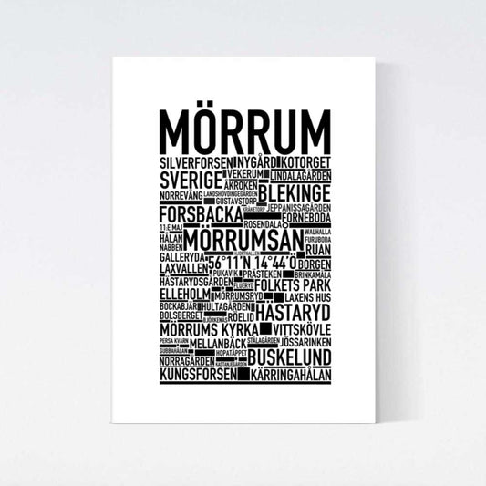 Mörrum Text Poster