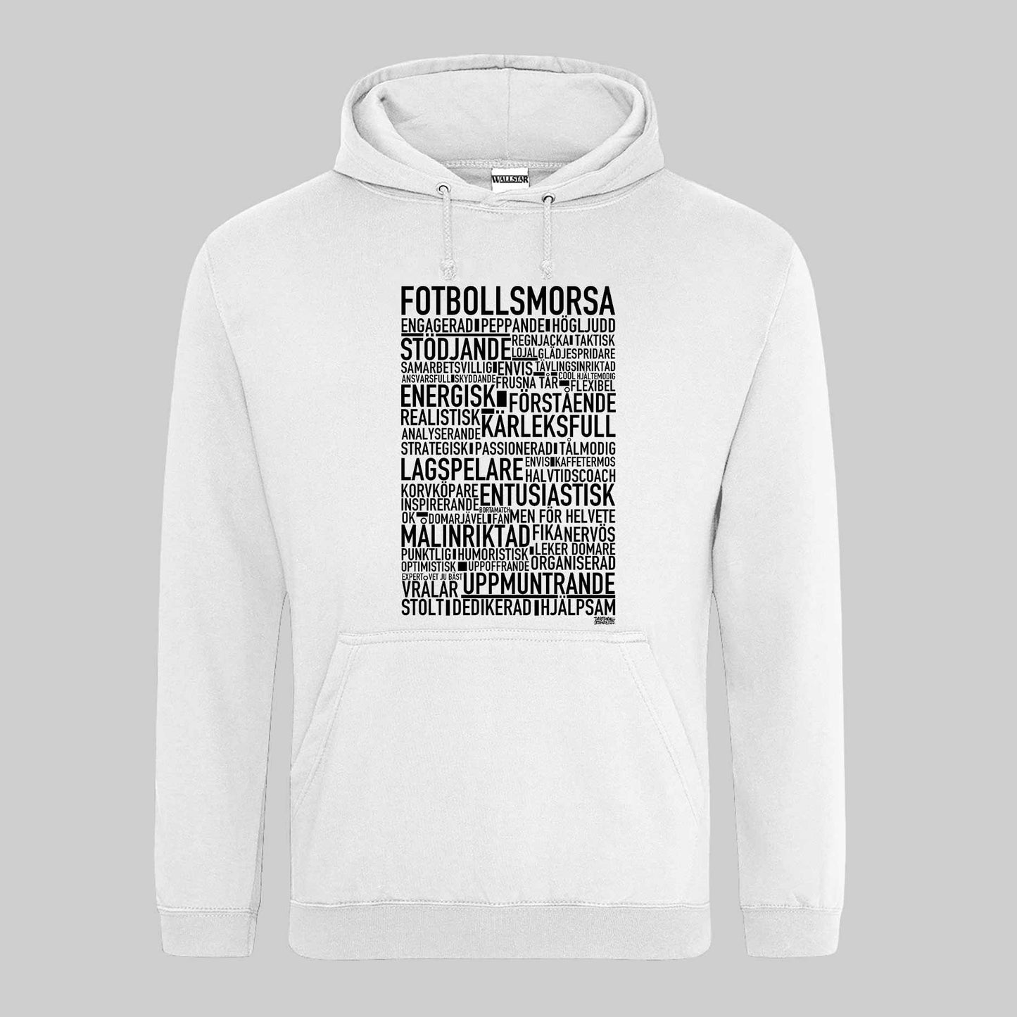 Fotbollsmorsa Text Hoodie