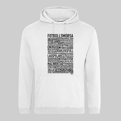 Fotbollsmorsa Text Hoodie