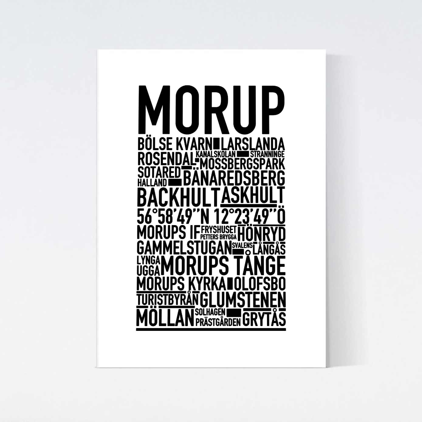 Morup Text Poster