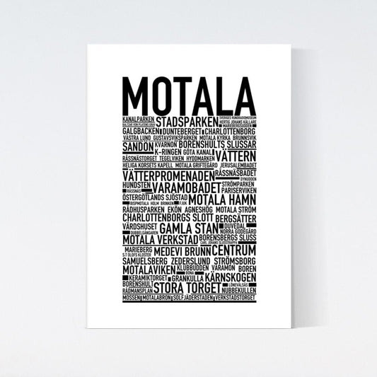 Motala Text Poster