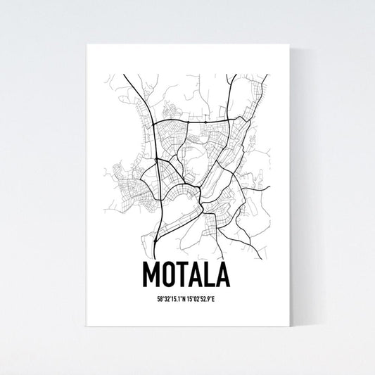 Motala Karta Poster