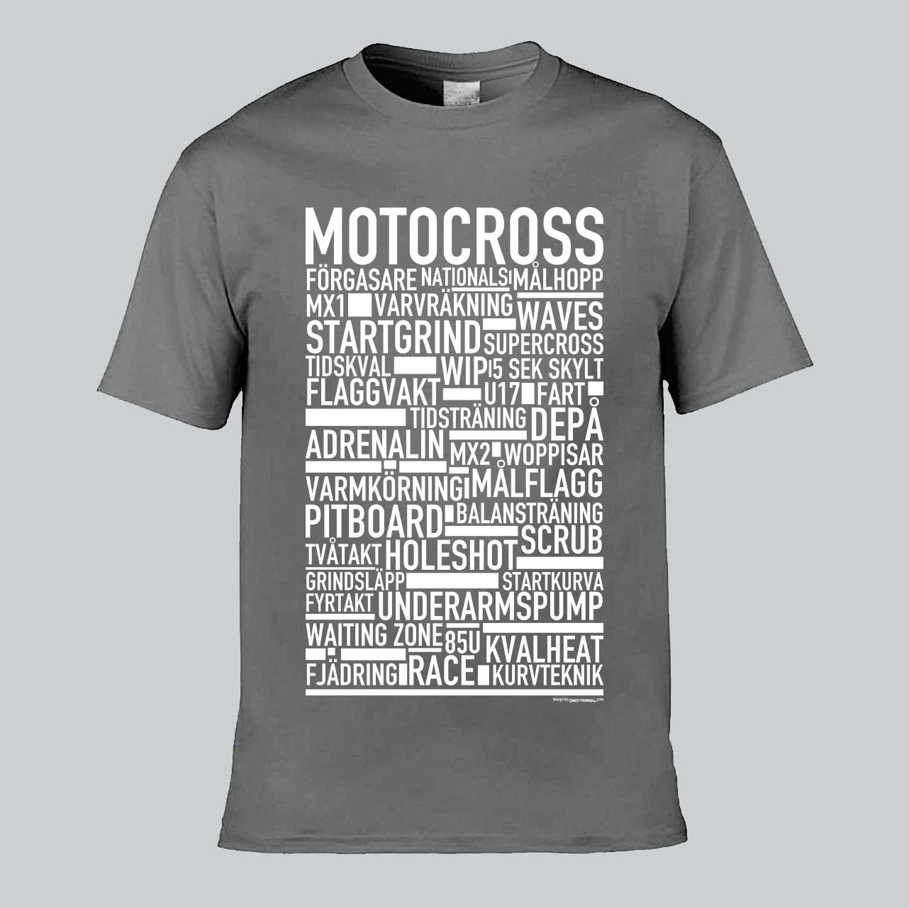 Motocross Text T-shirt