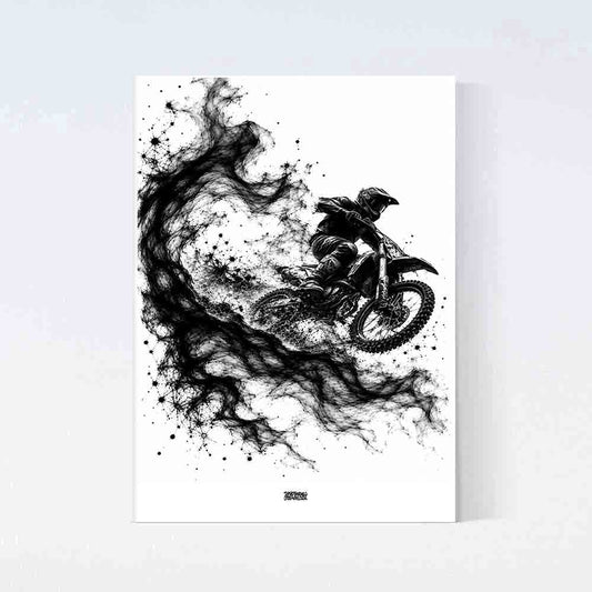 Motocross Smoke Poster