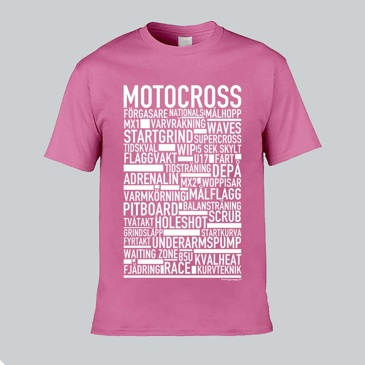 Motocross Text T-shirt