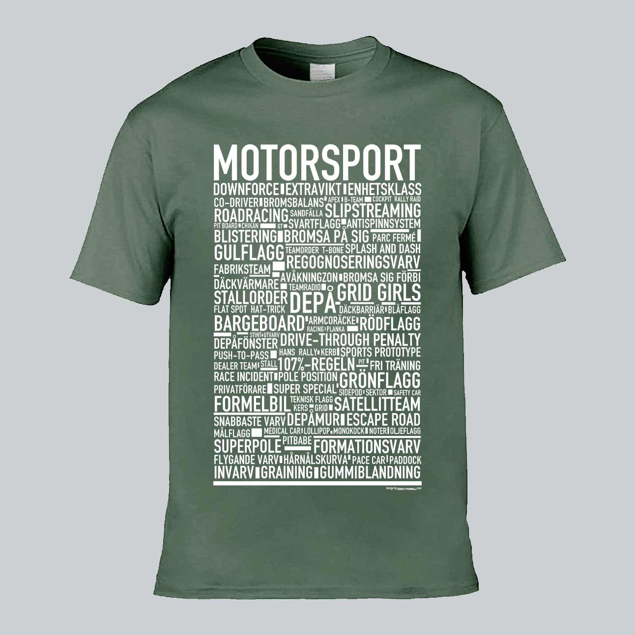 Motorsport Text T-shirt