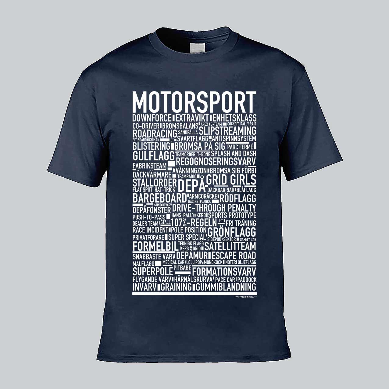 Motorsport Text T-shirt