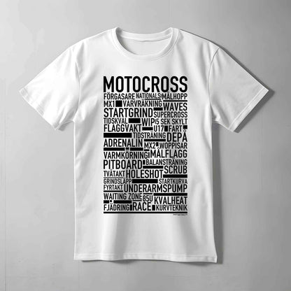 Motocross Text T-shirt