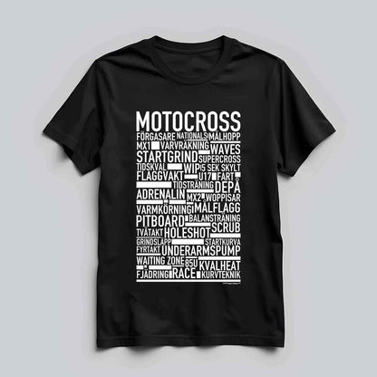 Motocross Text T-shirt