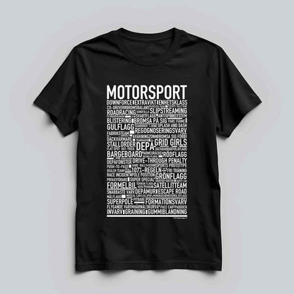 Motorsport Text T-shirt