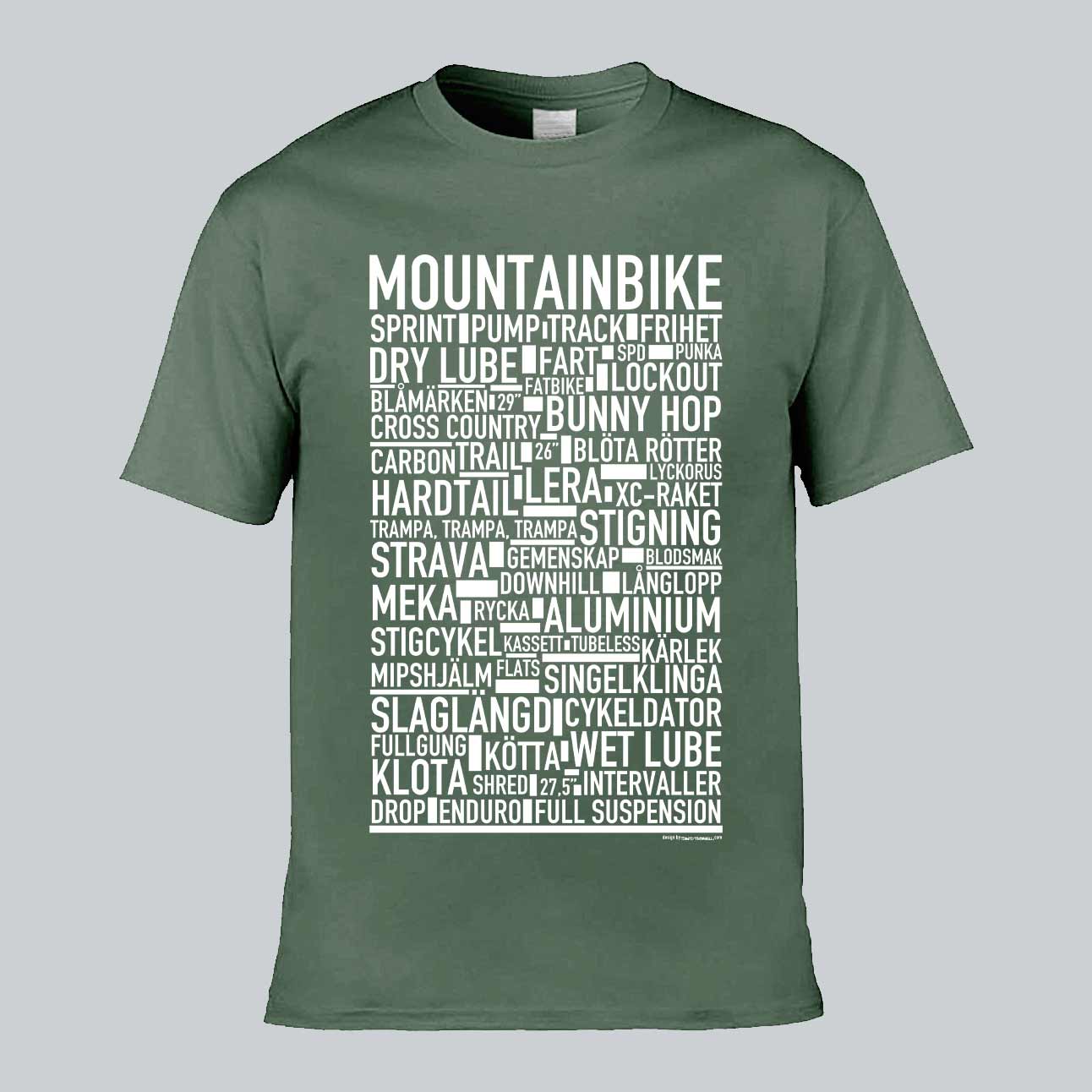 Mountainbike Text T-shirt
