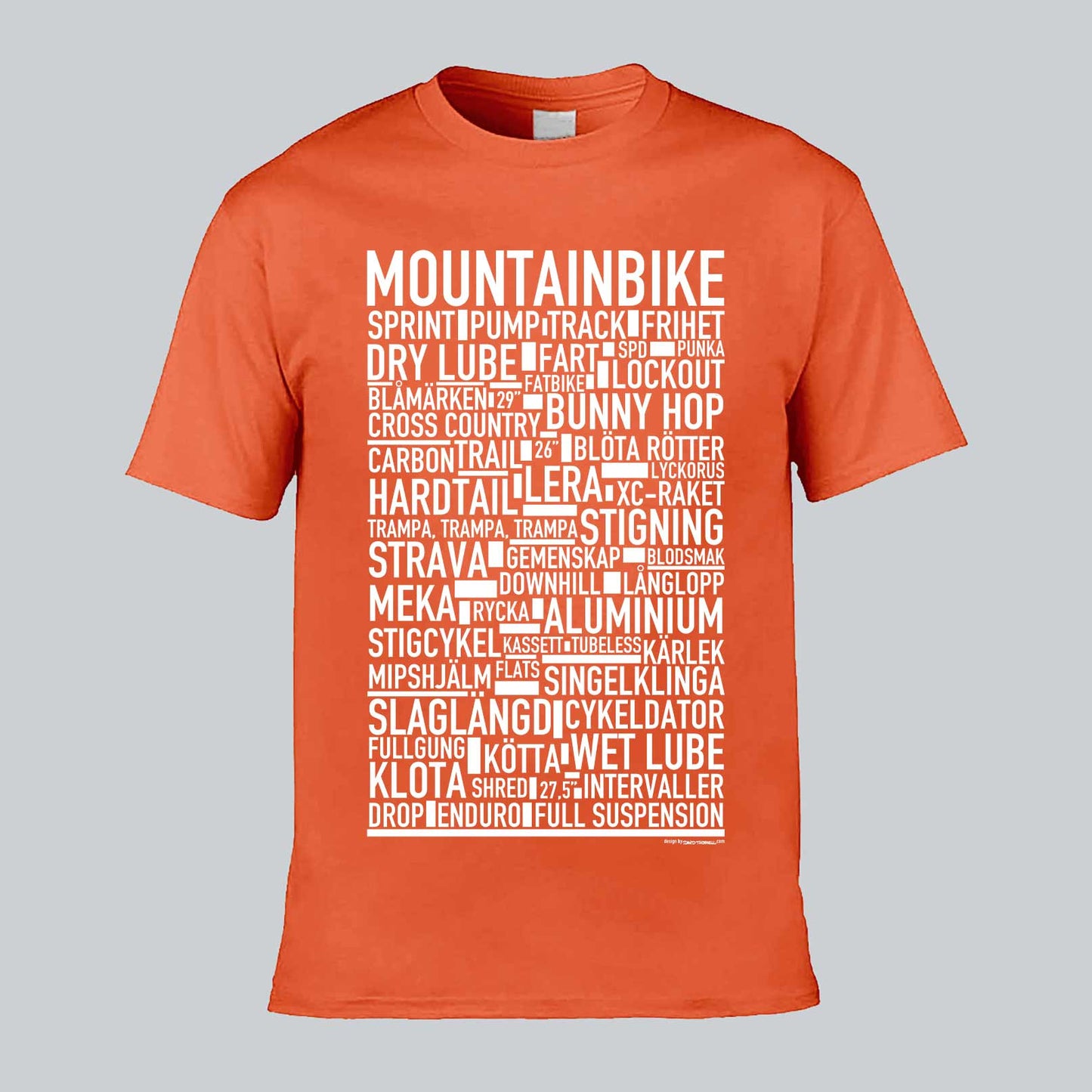 Mountainbike Text T-shirt