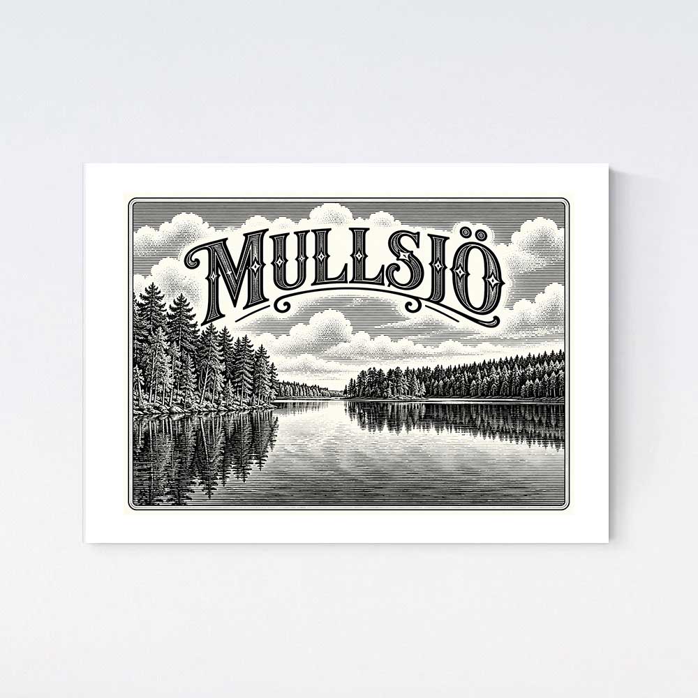 Mullsjö Nostalgi Poster