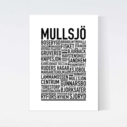 Mullsjö Text Poster