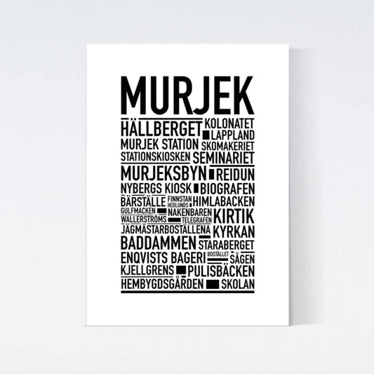 Murjek Text Poster