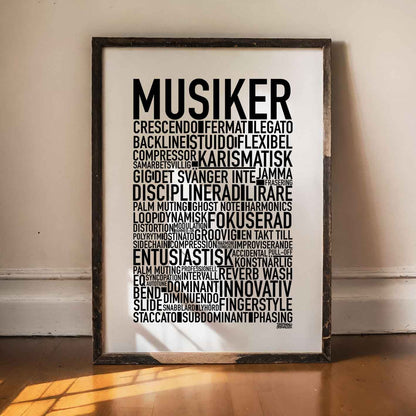 Musiker 2025 Text Poster