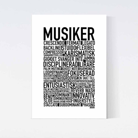 Musiker 2025 Text Poster