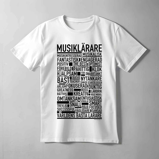 Musiklärare Text T-shirt