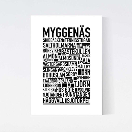 Myggenäs Text Poster