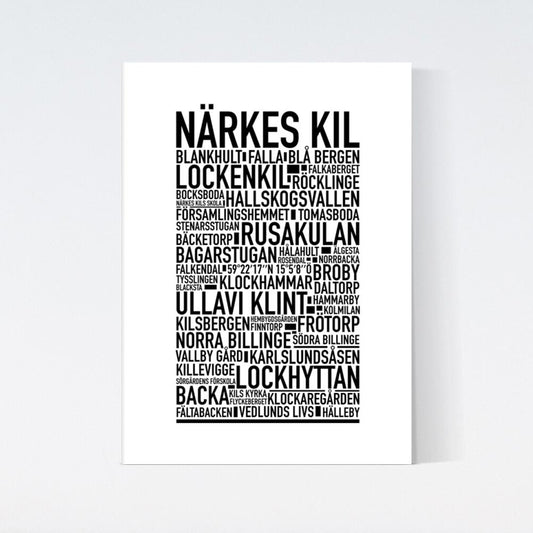 Närkes Kil Text Poster