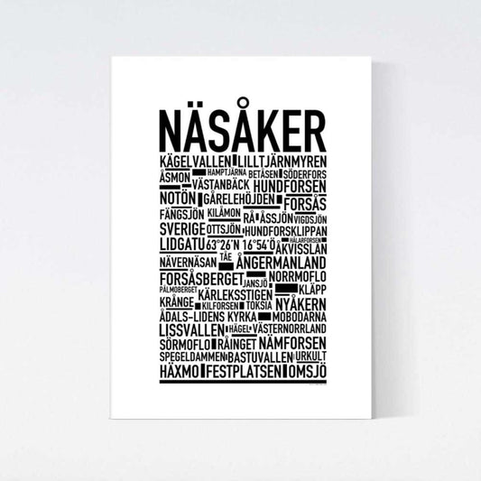 Näsåker Text Poster