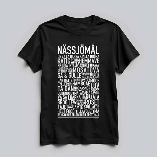 Nässjömål Dialekt Text T-shirt