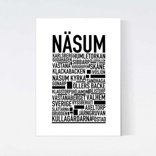 Näsum Text Poster