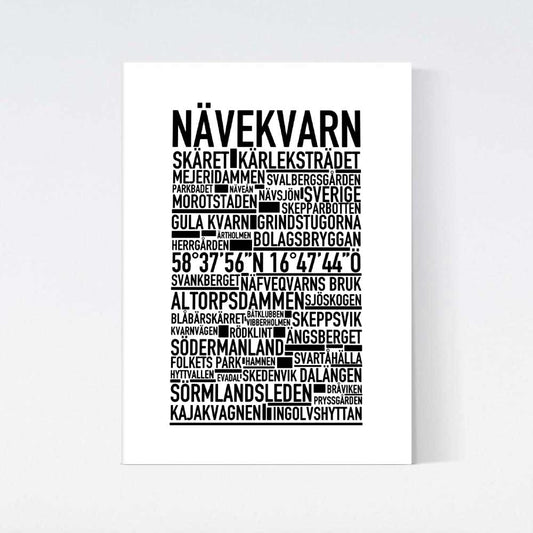 Nävekvarn Text Poster