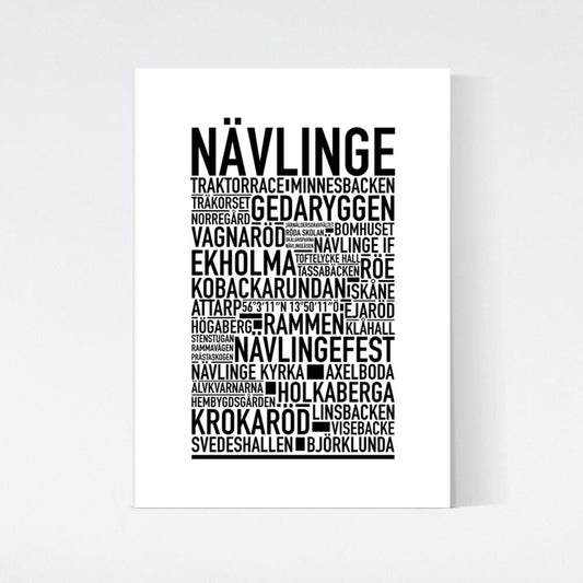 Nävlinge Text Poster