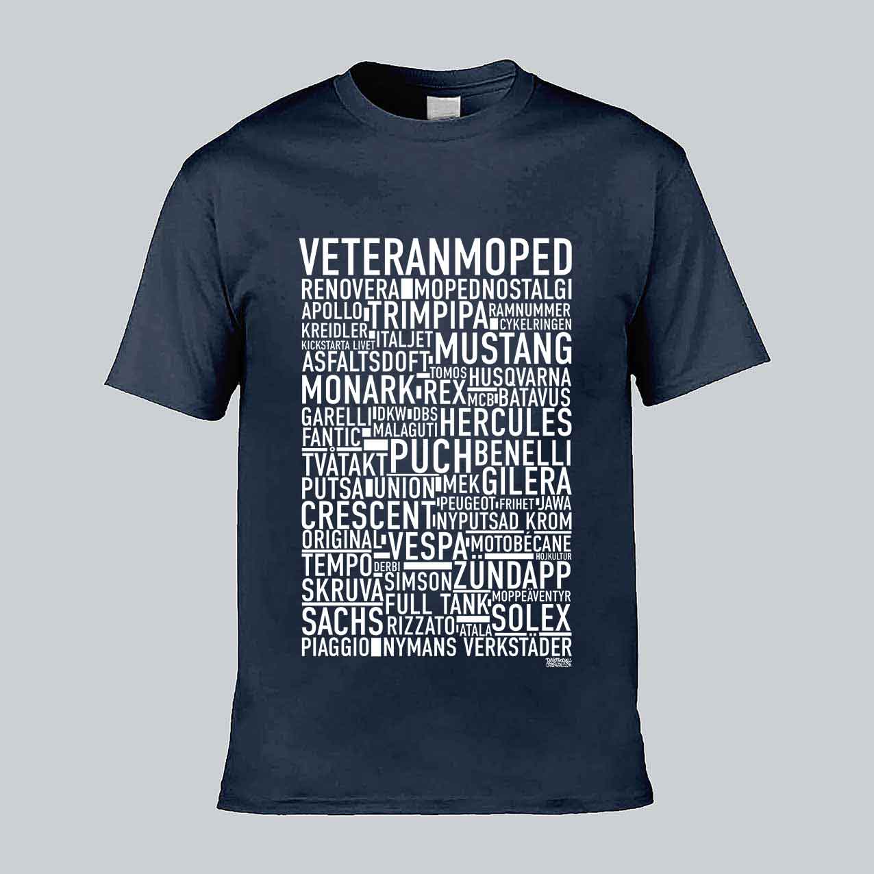 Veteranmoped Text T-shirt