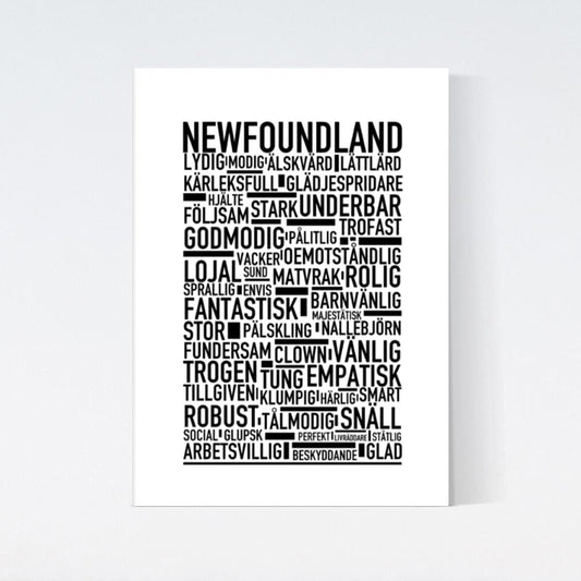 Newfoundland Text Poster