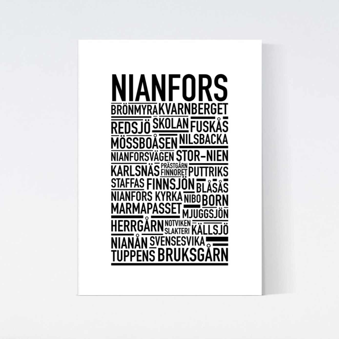 Nianfors Text Poster