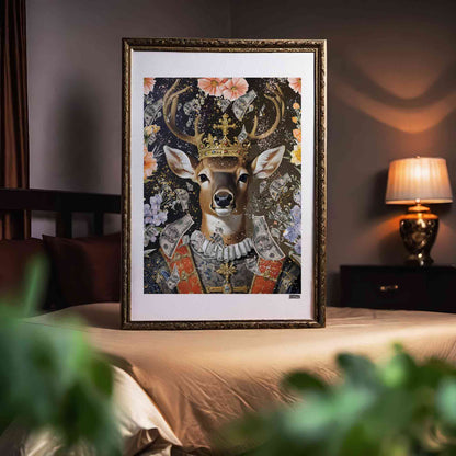 Royal Deer Poster