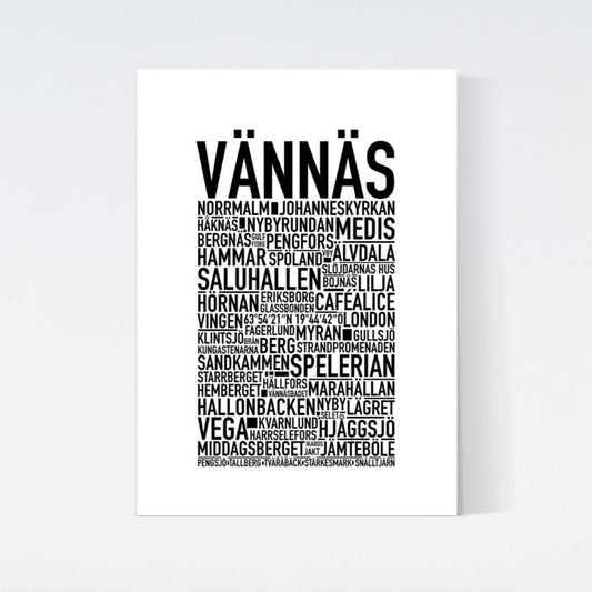 Vännäs Text Poster