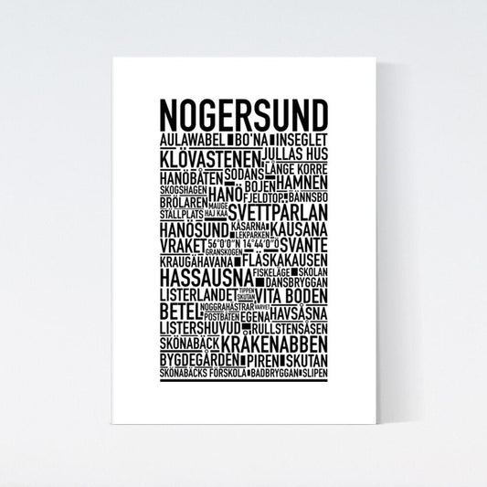 Nogersund Text Poster