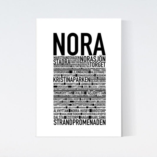 Nora Text Poster