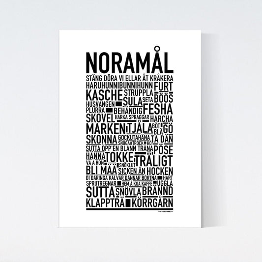 Noramål Dialekt Text Poster