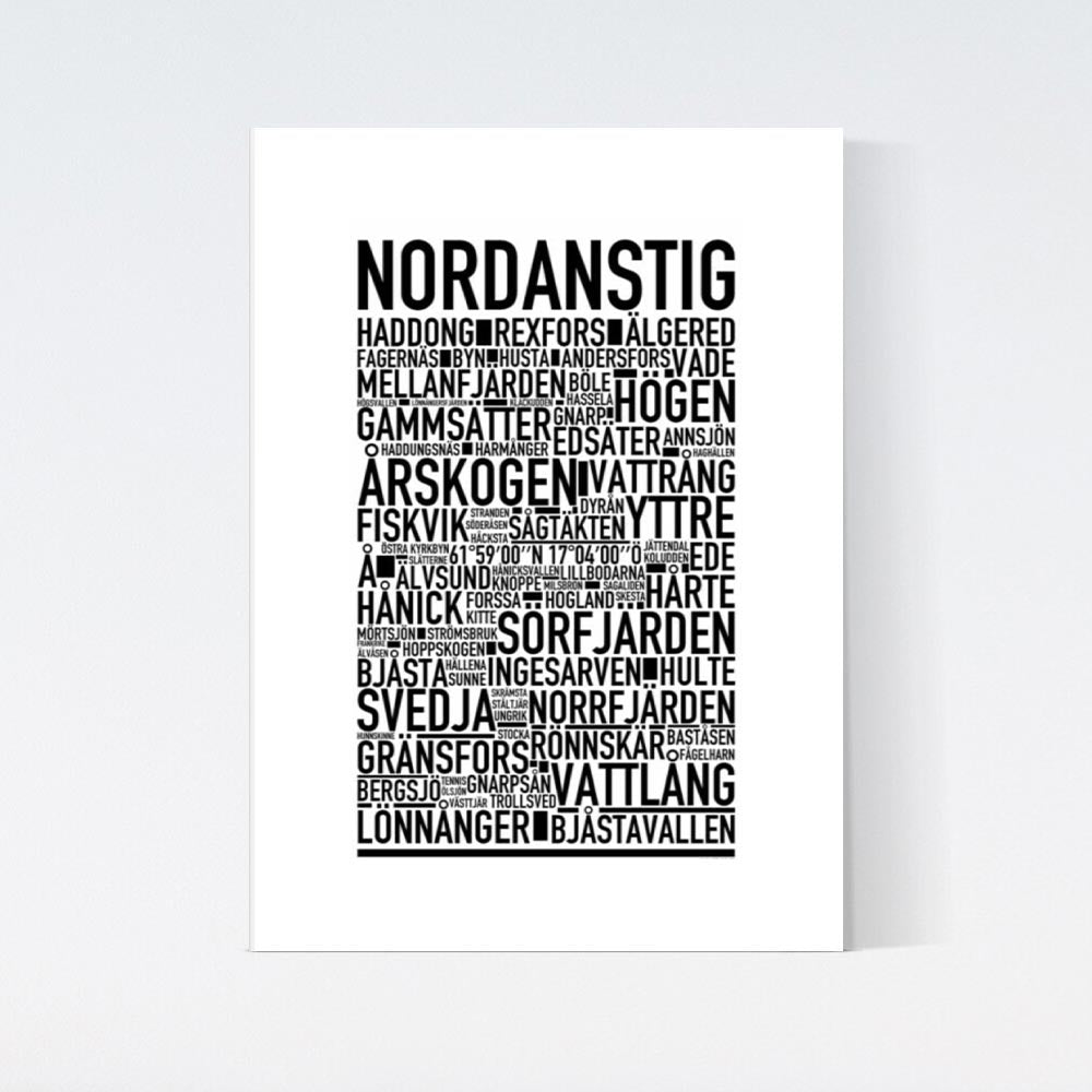 Nordanstig Text Poster