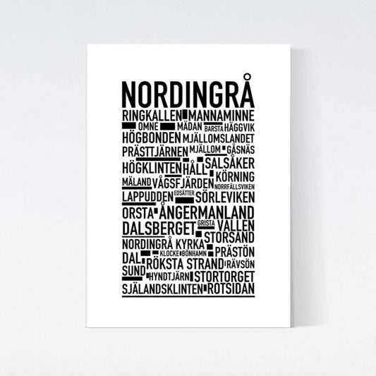 Nordingrå Text Poster