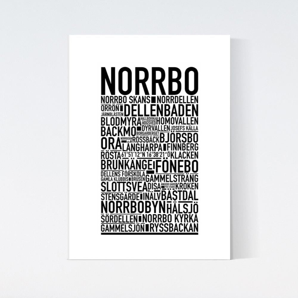 Norrbo Text Poster