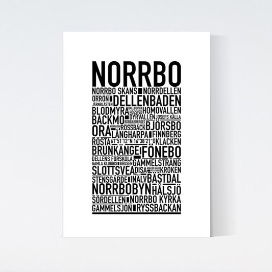 Norrbo Text Poster