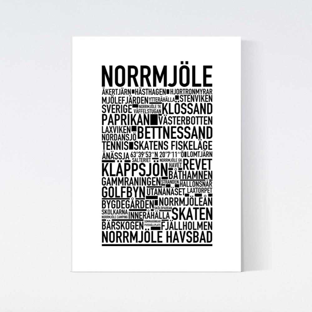 Norrmjöle Text Poster