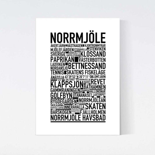 Norrmjöle Text Poster