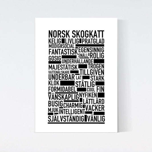 Norsk Skogkatt Katt Poster